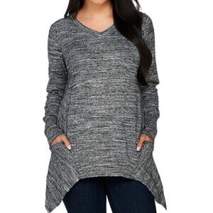 LOGO by Lori Goldstein Cashmere Blend Sweater